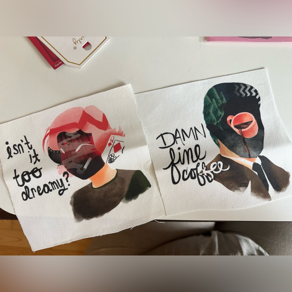 Twin Peaks Fabric Patches